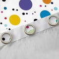 thumbnail image 4 of Feelyou Colorful Polkadots Blackout Curtains Set of 2 (52x84 Each), Modern Window Curtains, 4 of 6