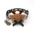 thumbnail image 2 of Paquete de 2 collares de Navidad para perros pequeños, cachorros, gatos, collares ajustables de algodón suave con muñecas de alce, accesorios de disfraces para mascotas, decoración para gatos, perros JAMW Sencillez, 2 of 4
