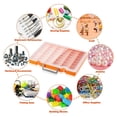 thumbnail image 3 of 48 Grids Large Plastic Organizer Box with Adjustable Dividers, Beads Storage Containers Compartment Tackle Box Case, 3 of 7
