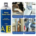 thumbnail image 2 of Fafa-Colle Métallique Résistante à l'Eau, Colle ABS Super pour Métal, Résistante à la Chaleur, Adaptée pour Fonte Céramique, Plastique Dur (80g), 2 of 4