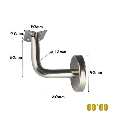 

Handrail Bracket Bannister Wall Support Hand Rail Balustrade Mopstick Strong