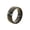 Black, variant on Men's Women's Stainless Steel Simple 8MM Polished Plain Band Round Titanium Engagement Ring Rose Gold Size 11