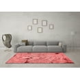 thumbnail image 3 of Ahgly Company Indoor Square Patchwork Red Transitional Area Rugs, 6' Square, 3 of 4