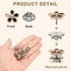 thumbnail image 3 of 10 juegos de botones de perlas, botones de perlas de 11.5 mm sin coser, broches desmontables para ropa, abrigo, cintura (blanco), 3 of 7