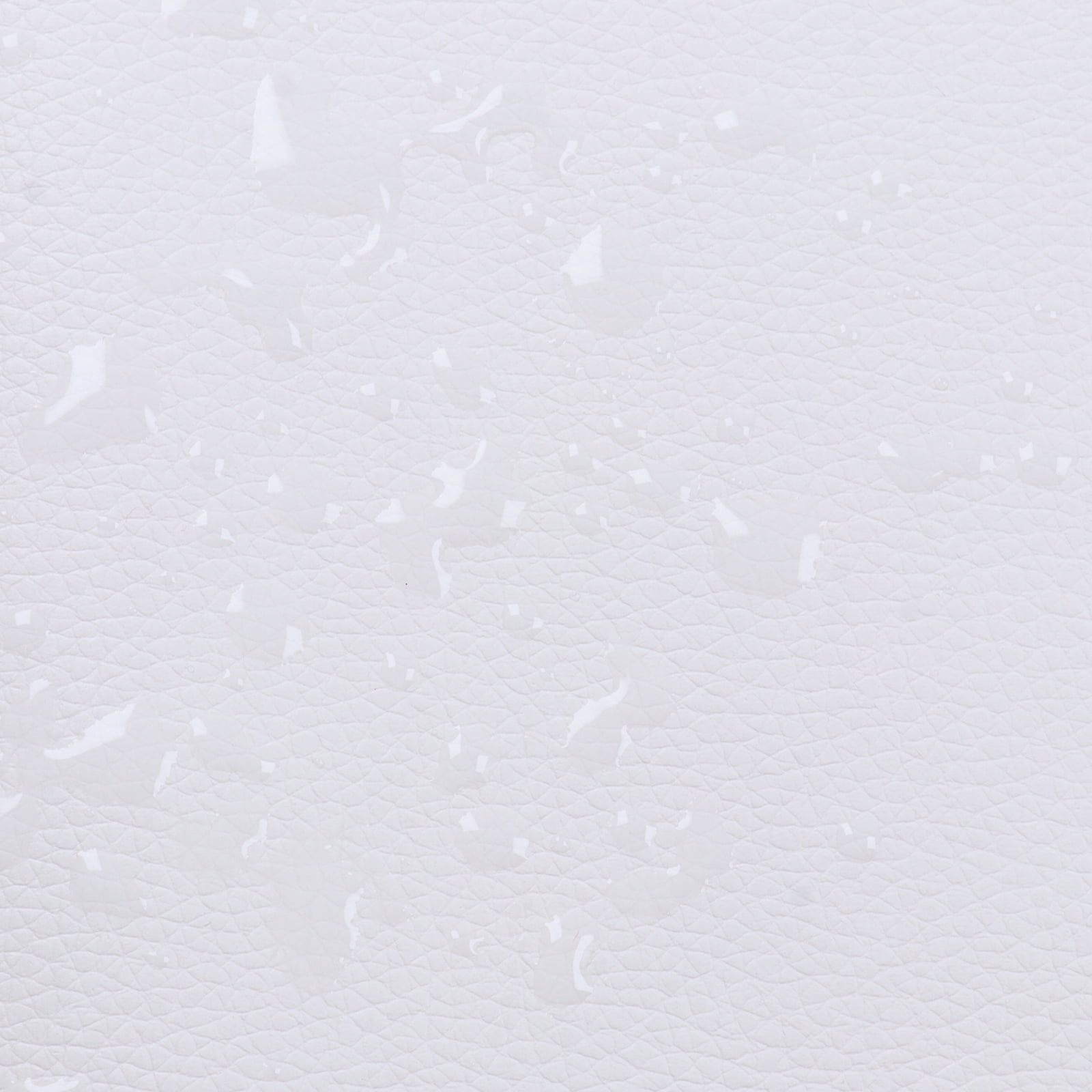 PVC Vinyl Fabric Waterproof UV Protected Faux Leather for Car Seat Boat Furniture Upholstery Repair, Spider Weave Backing Scratch Resistant (White, 54in Wide)