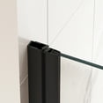 thumbnail image 5 of 28-32"W X 72"H Pivot Shower Door with Tempered Glass, Matte Black, 5 of 10