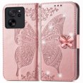 thumbnail image 2 of For Xiaomi 13T / 13T Pro Rhinestones Butterfly Love Flower Embossed Leather,iPhone 16 Pro, 2 of 6