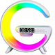 thumbnail image 1 of G-shaped ambient bed lamp, music lighting surround speaker, white, 1 of 5