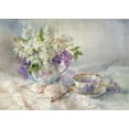 thumbnail image 2 of Besedina, Anastasiia 14x11 Gold Ornate Wood Framed with Double Matting Museum Art Print Titled - Tea with Lilac, 2 of 4