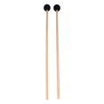 thumbnail image 2 of Percussion Mallets, 2Pcs Clear Tone Marimba Mallets Portable Knitted Head Wooden Handle  For Performance For Beginner, 2 of 8