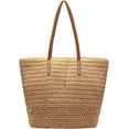 thumbnail image 7 of Straw Beach Tote Bag for Women Large Woven Shoulder Handbag Straw Bag for Summer Beach Vacation, 7 of 7