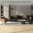 thumbnail image 5 of 30-Pack Peel and Stick Vinyl Floor Tiles, 12"x12" Self-Adhesive Waterproof Peel and Stick Flooring Planks DIY for Bathroom, Kitchen, Living Room, Cover 30 Sq. Ft Beige, 5 of 15