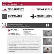 Saint-Gobain ADFORS FibaTape Perfect Finish Ultra-Thin Self-Adhesive Wall Repair Patch Multi-Pack