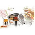 thumbnail image 5 of Mumma's LIFE Stainless Steel Masala Box For Kitchen with See Through Lid, 7 Containers and 1 Small Spoons (11 Inch), 5 of 6