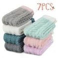 thumbnail image 5 of Loritta 7 Pairs Winter Womens Fuzzy Socks Soft Warm Cozy Fluffy Soft Fleece Socks Size 6-10, 5 of 7