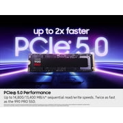Samsung SSD 9100 PRO 2TB, PCIe 5.0x4 M.2 2280, Seq. Read Speeds Up to 14,700MB/s (MZ-VAP2T0B/AM)