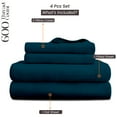 thumbnail image 2 of SGI Bedding 600 TC Egyptian Cotton Bed Sheet Set - Alaskan King Size Sheets 600 Count Sheets for Alaskan King Size Bed - Soft, Durable Sheets Cotton Sheets in 600 TC 18" Deep Teal, 2 of 8
