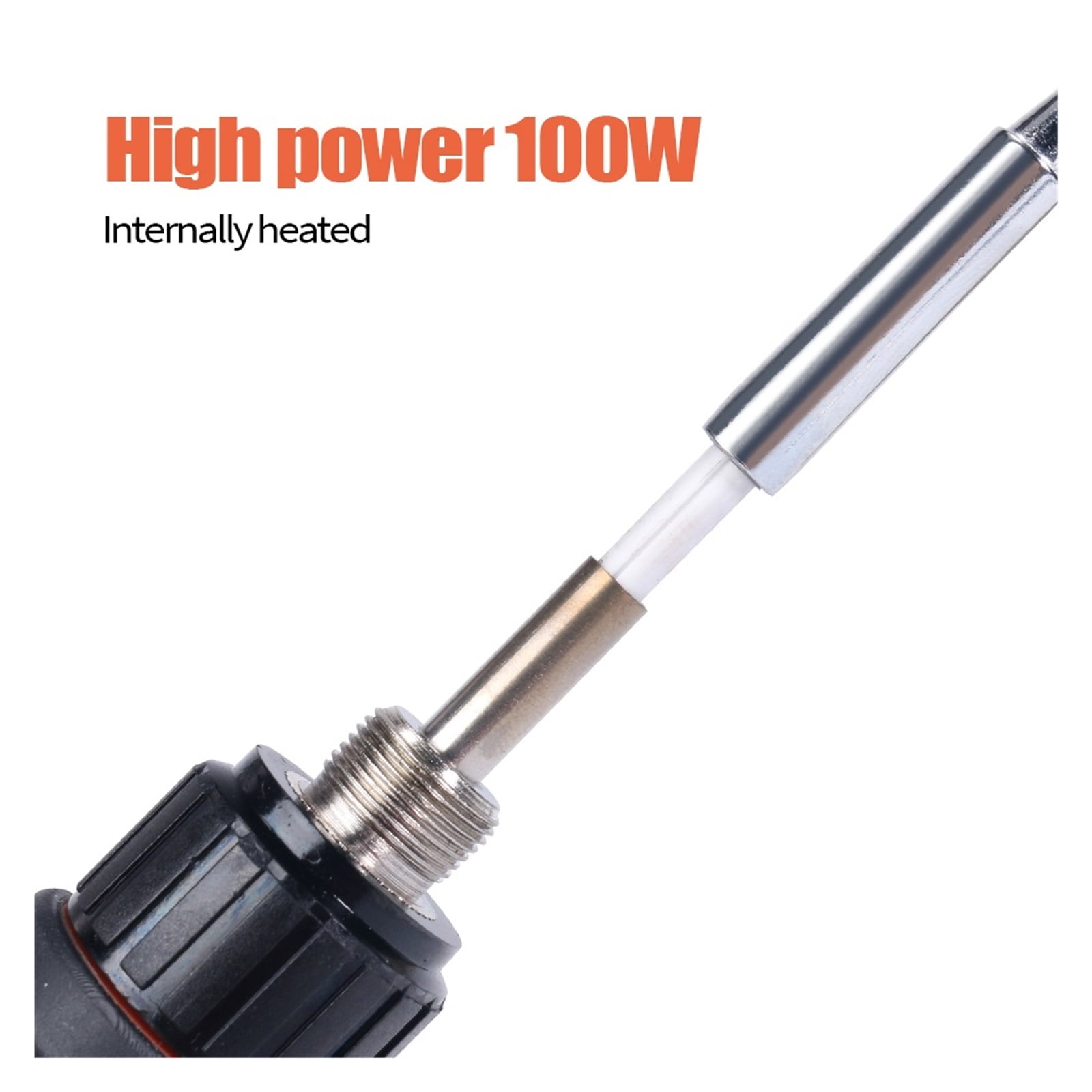 Digital Electric Soldering Iron Kit,Set Temperature Adjustable Welding Tool,Ceramic Heater Soldering Tips Rework ,Portable