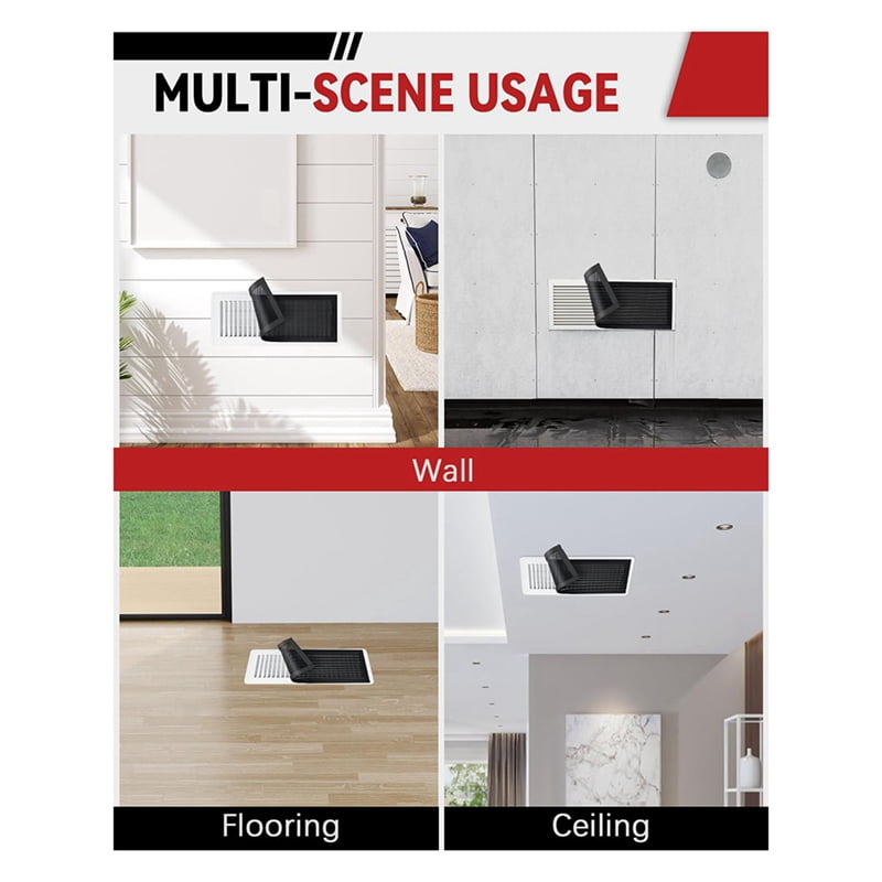 12 Pack Vent Covers for Home Floor Vent Covers 4x10 Inch Magnetic Vent Screen Mesh Floor for Home Ceiling Wall Air Vent