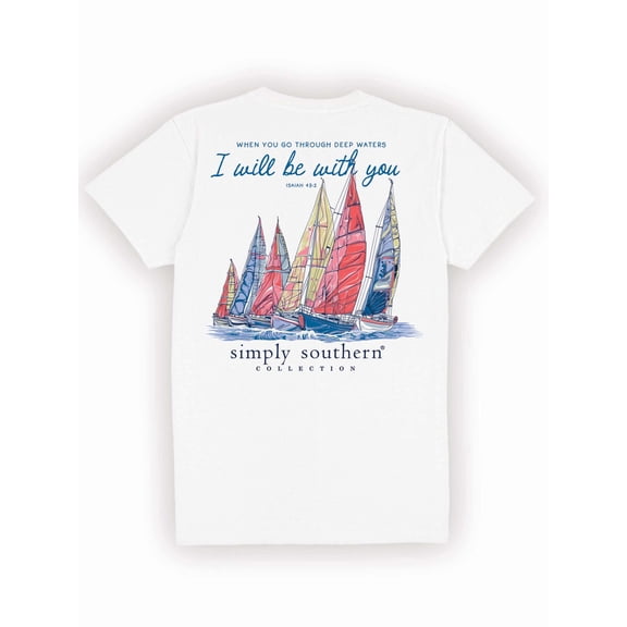 Simply Southern Deep Waters Sail T-Shirt