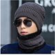 thumbnail image 1 of Gorro de invierno cálido para hombre, gorro de lana de punto, gorro de ciclismo de invierno, gorro con protección para los oídos, gorro a prueba de frío, gorro para hombre con cuello grueso, 1 of 6