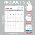 VogueV Wall Calendar 2025, JANUARY. 2025 to DECEMBER. 2025, Vertical Calendar, Colorful, 2