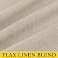 thumbnail image 6 of NICETOWN Linen 100% Blackout Curtains for Living Room, Modern Solid Thermal Insulated Noise Reducing Grommet Drapes, 62"x84", Cream, 2 Panels, 6 of 8