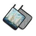 thumbnail image 2 of Carolines Treasures MW1355PTHD Sailboats Last Mile Pair of Pot Holders , 7.5HX7.5W, multicolor, 2 of 4