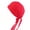 Red, variant on Professional Kitchen Cap Breathable Bandana Headscarf Hat Headwear For Chefs