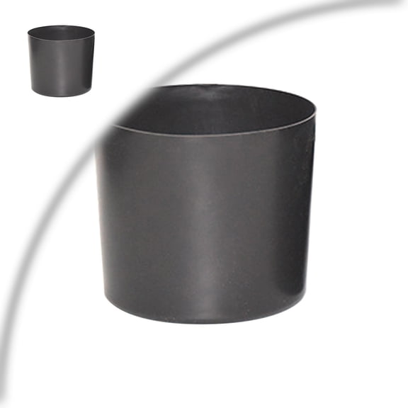 Cylindrical Self-Watering Planter Pot, Straight Cylinder Indoor Flower Pot with Drainage Holes, Lightweight Container for Small Houseplants Succulents Home Gardening