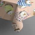 thumbnail image 4 of Cute Hedgehog Pattern Rectangle Tablecloth 60"x120",Waterproof Polyester Rectangle Table Cloth, Wipeable Spillproof Polyester Tablecloth for Dining, Camping, Indoor and Outdoor, 4 of 6