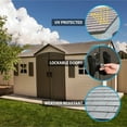 thumbnail image 2 of Lifetime Outdoor Storage Shed, 15' x 8' With Dual Side Entry, 2 of 9