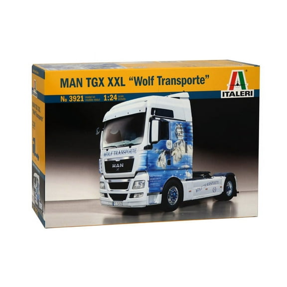 Italeri 3921 1:24 MAN TGX XXL "Wolf Transporte" Semi Truck