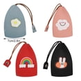 thumbnail image 3 of Bearachild Bolsa para llaves extraíble única y encantadora con lindos patrones de dibujos animados adecuada para el día a día Almacenamiento y organización del hogar Conejo grande, 3 of 6