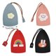 thumbnail image 3 of Bearachild Bolsa para llaves extraíble única y encantadora con lindos patrones de dibujos animados adecuada para el día a día Almacenamiento y organización del hogar Conejo grande, 3 of 6