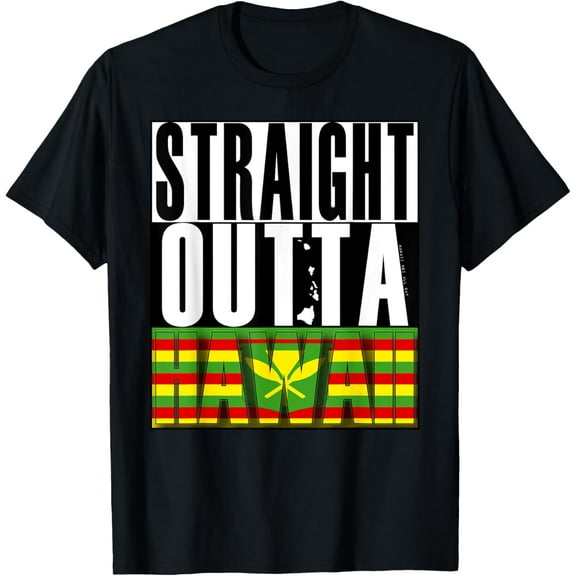 Straight Outta Hawaii Kanaka Maoli by Hawaii Nei All Day T-Shirt