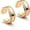 Band 2 Row CZ /Pair, variant on Women Ear Cuff Earring Gold Non Pierced Ear Cartilage Clip on Wrap Hoop 14K Gold Filled Tiny Boho Beach Simple Minimalist Delicate Handmade Hypoallergenic Jewelry Gift-Sold as Single/Pair