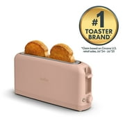 bella 2-Slice Slim Toaster with Extra Long Slot, 6 Setting Shade Control with Reheat & Cancel Buttons, Blossom