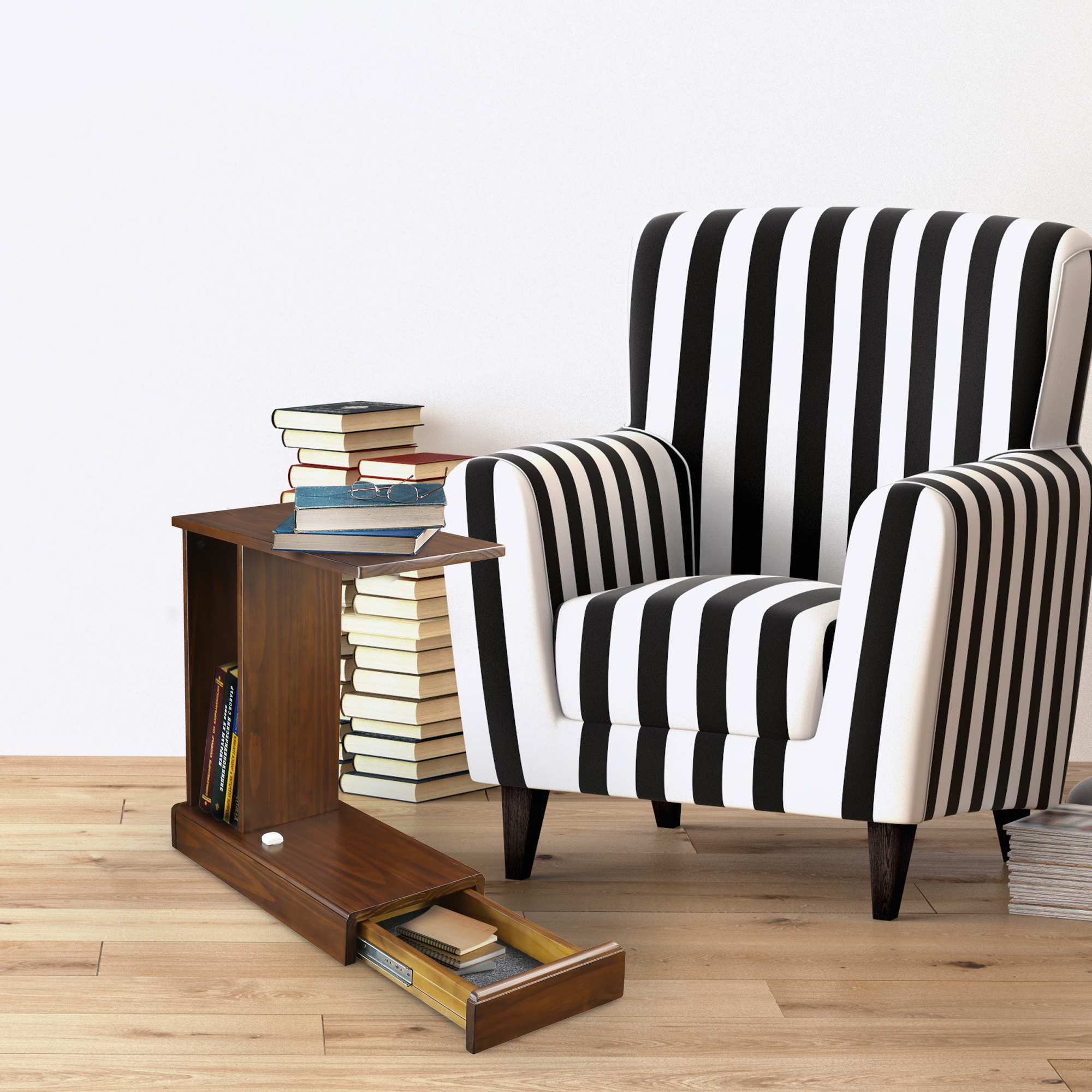 Monroe CTable with Concealed Drawer, Concealment Furniture Walmart