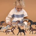 thumbnail image 2 of Juego de figuras de juguete Divwa, 8 piezas, caballo de plástico para niños de 15 a 16 cm, 2 of 6