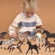 thumbnail image 2 of Juego de figuras de juguete Divwa, 8 piezas, caballo de plástico para niños de 15 a 16 cm, 2 of 6
