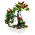 thumbnail image 5 of OFFIGAM Realistic Artificial Chili Pepper Plant, Multi-Color Faux Potted Decor for Home, Office, Kitchen, and Indoor Spaces, 5 of 10