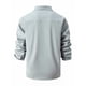 thumbnail image 3 of Blusa y camisa de manga larga con cuello vuelto para hombre, holgada, con solapa y botones, deportiva, de manga larga y solapa., 3 of 8