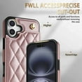 thumbnail image 4 of Allytechgroup Flip Wallet Case for iPhone 8 Plus/7 Plus with Cards Holder, PU Leather Phone Case with Lanyard Kickstand Shockproof Back Cover for iPhone 8 Plus/7 Plus, Rosegold, 4 of 8