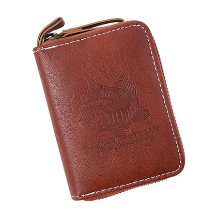 Waterproofs PU Leather Fishing Lures Storage Bag Tackle Carry Case Metal Jigs Spinner Sequins Baits Bag Easy to Carry