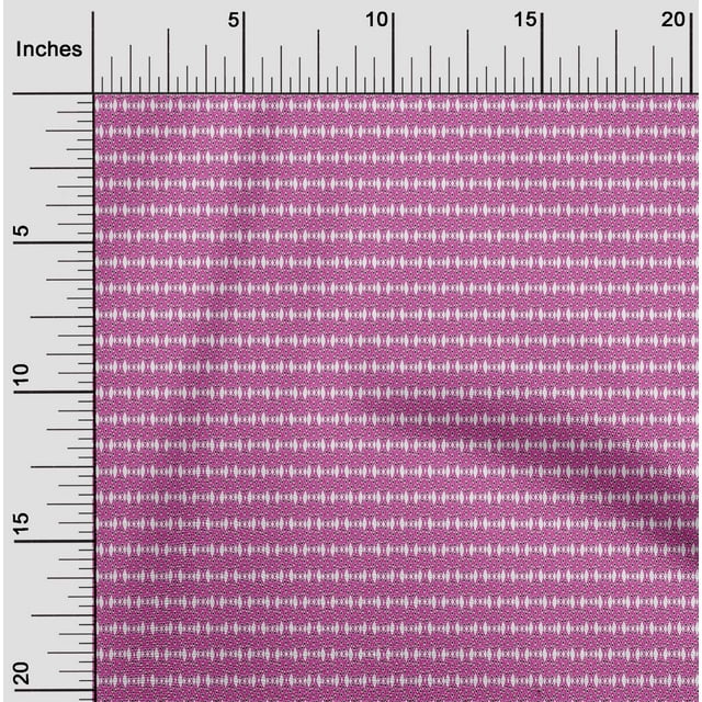 oneOone Cotton Silk Fabric Geometric Ikat Print Sewing Fabric BTY 42 Inch Wide