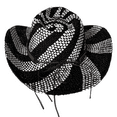 thumbnail image 2 of LZLER Straw Cowboy Hat for Women Men Woven Western Cowgirl Hat Sunshade Beach Hat, 2 of 4