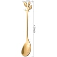 thumbnail image 3 of YQHWQ Dessert Teaspoon Set of 8 Gold 7-inch Gold Demitasse Espresso Spoon Inch Demitasse Spoon Inch Gold Demitasse Espresso Spoon Handle Mini Coffee Spoon, 3 of 5