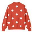thumbnail image 6 of Womens Polka Dot Sweatshirts Neck Long Sleeve Pullover Tops Oversized Drop Shoulder Loose Fit Soft Cute Graphic Print Y2K Casual Fall Fashion Outfits, 6 of 7