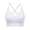 White, variant on Bixock Sports Bras for Women Solid Color Thin Padding Parachute Back Thin Adjustable Straps Breathable Support for Yoga Daily Wear Bra